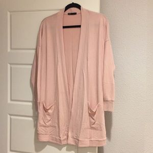 Gibson blush pink lightweight cardigan, XXS